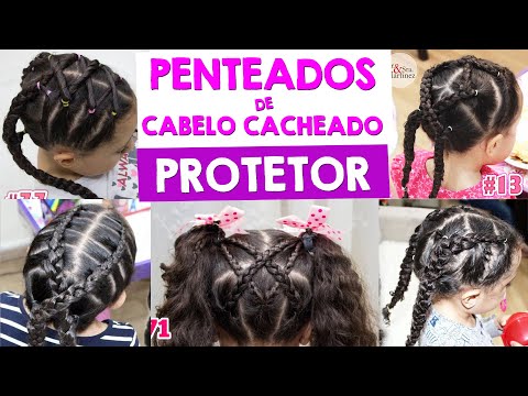 Penteado Infantil fácil PARA FESTA #70 I Sr e Sra Martinez 