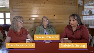 Mary Erler Peters, Teresa Peterson and Gabrielle Strong
