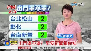 【中視新聞】出門罩不罩 20150701