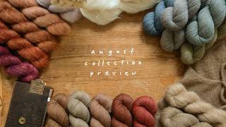 august collection preview - loads of new shades, a restock of ovis and the last batch of cloud!