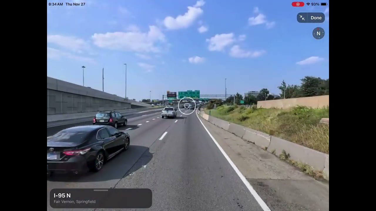 Driving from Woodbridge, Virginia to Brentwood, Maryland (Apple Maps)