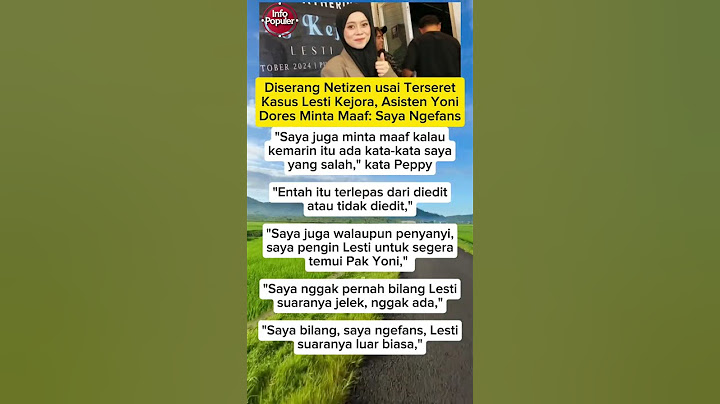 Diserang netizen asisten Yoni Dores minta maaf #lestikejora #rizkybillar #yonidkre