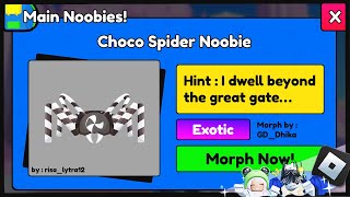 [🍭CANDYLAND PART 2🍭]👑Exotic👑Choco Spider Noobie👑Find The Noobies UPDATE🎵 🎮ROBLOX#Yulyonroblox #scary screenshot 5