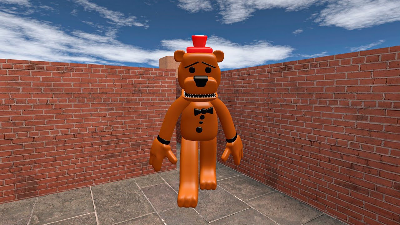 Попробуйте убежать от Фредди в Roblox в лабиринте | GMod
