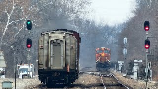 MADNESS ALERT! Train action featuring meets, CSX, double FXE unitsx2, H1 leader, fast trains & more