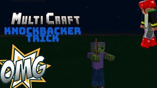 MultiCraft Build And Mine MultiCraft Knockbacker Trick 🤜 Super Cool And Super Powerful 😳 screenshot 5