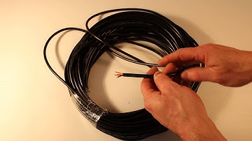 100 Feet of 3 Conductor 18 AWG Extension Cable for RGB Pixel / Smart Lights in Black Jacket / ROUND