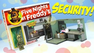 Five Nights at Freddy's 3 Security Office with Springtrap McFarlane Construction Sets