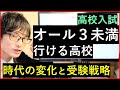 通知表オール3未満の受験戦略【東京/私立単願・併願】