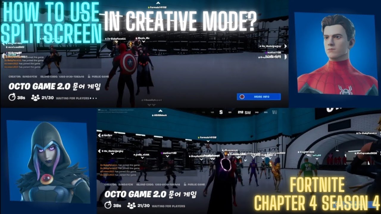 How To Play Creative On Splitscreen  Fortnite Splitscreen glitch 