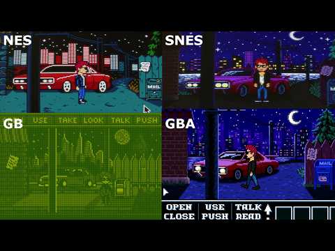 Maniac Mansion Inspired Cronela's Mansion on NES, SNES, GB and GBA