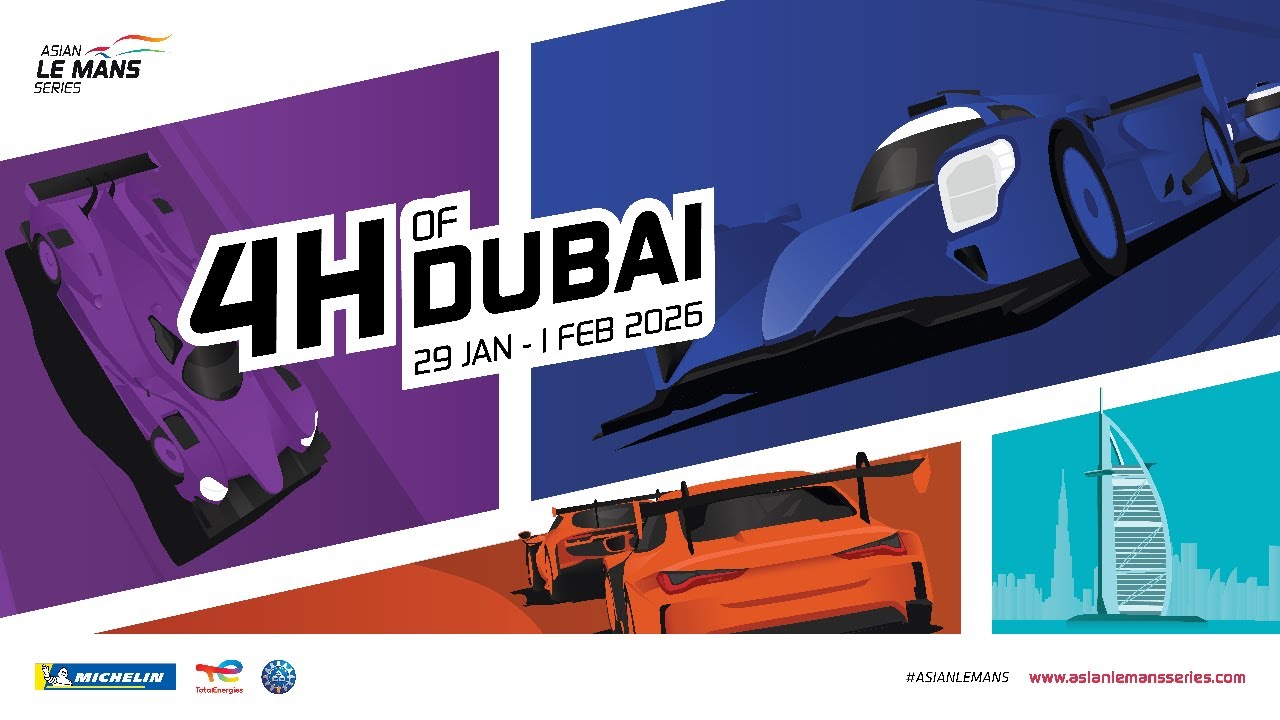 🔴 ASIAN LE MANS SERIES 2025/26 | 4H DE DUBAI | SEGUNDA CORRIDA