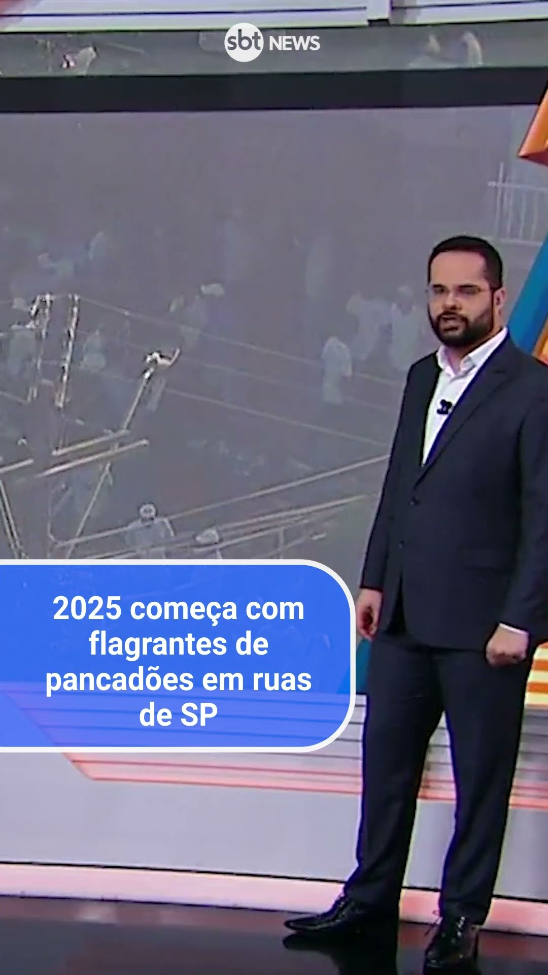 2025 começa com flagrantes de pancadões nas ruas de São Paulo | #SBTNews Manhã (01/01/25)
