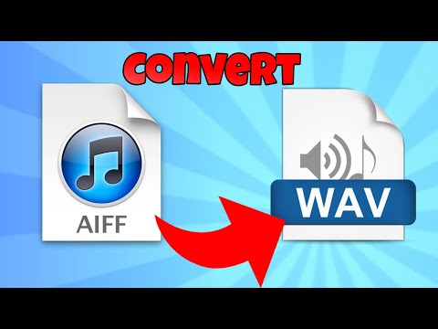 come convertire AIFF in wav