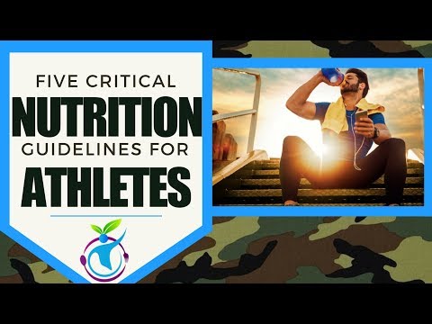 5 Vital Nutrition Recommendations For Athletes