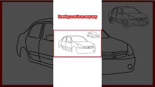How To Draw a Renault symbol | Easy Car Drawing Step by Step