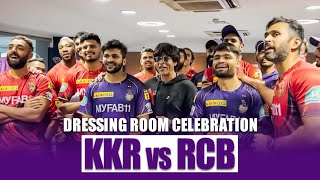 Dressing room celebration after #KKRvRCB ft. Shah Rukh Khan | #TATAIPL 2023