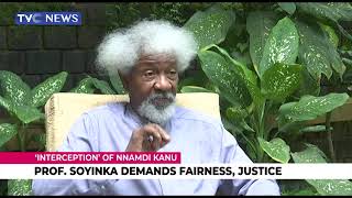 [EXCLIUSIVE] There must Be Justice In Trying IPOB leader - Prof Wole Soyinka