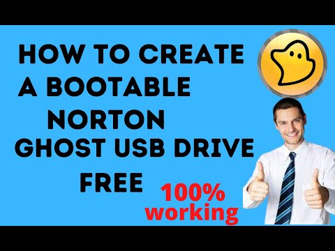 how to create a bootable norton ghost usb drive free