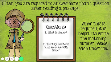 How to find text evidence