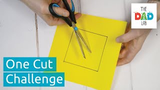 How To Make A Perfect Shaped Hole With 1 Cut One Cut Challenge