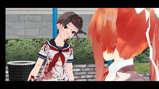 Mmd Sad Monika And Ayano