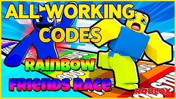 🌈ALL ACTIVE CODES for RAINBOW FRIENDS RACE 🌈 Codes for Rainbow Friends Race Roblox 🌈 2023