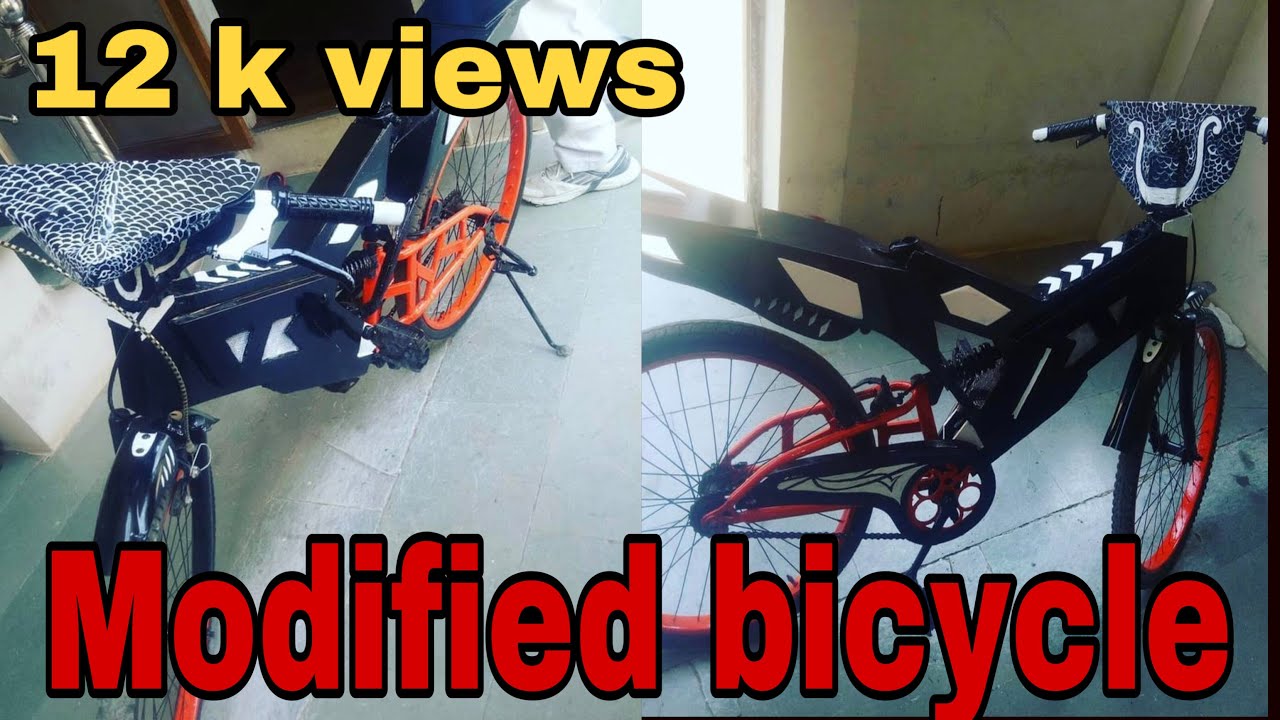 My own modified bicycle - YouTube