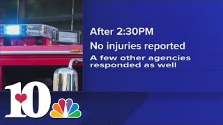 No injuries reported after structure fire around Chapman Highway