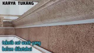 Tutorial Cara Cat Wash Propilan Bermotif Marmer