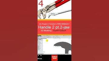 4- Project 4 | Moersleutel 1 | SolidWorks-tutorial: handgreep 2 deel 2 #3d #solidworks #tutorial ...