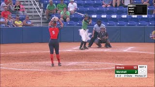 Former Marshall Softball All-American Morgan Zerkle back playing pro softball