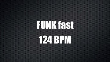 Free DRUM track - FUNK fast 124 BPM