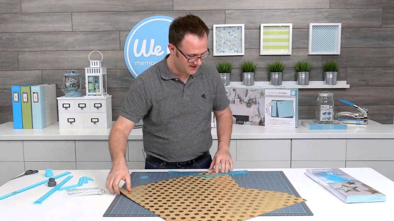 How to make Stars with the Template Studio | We R Memory Keepers - YouTube