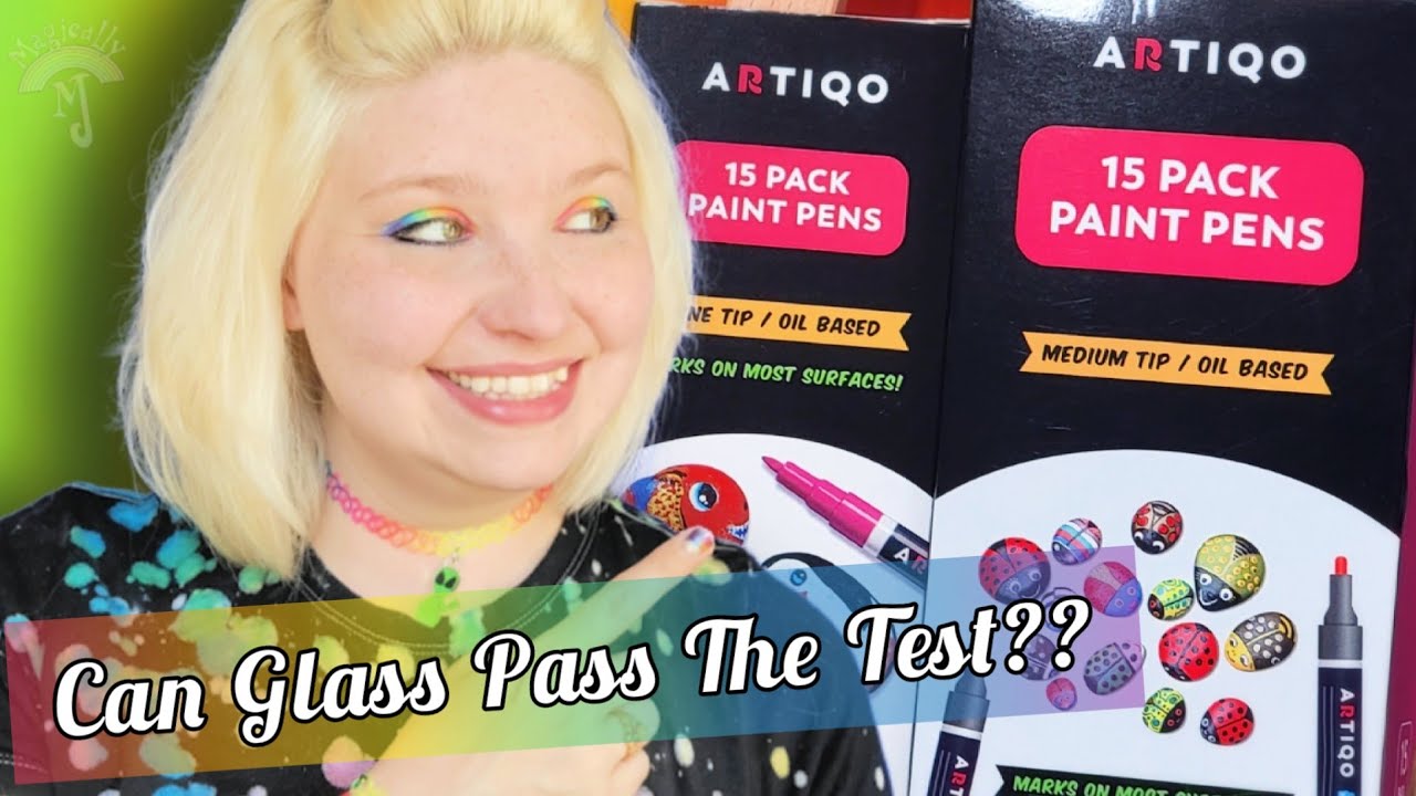 Art Product Review ARTIQO Paint Pens / Painting On Glass YouTube
