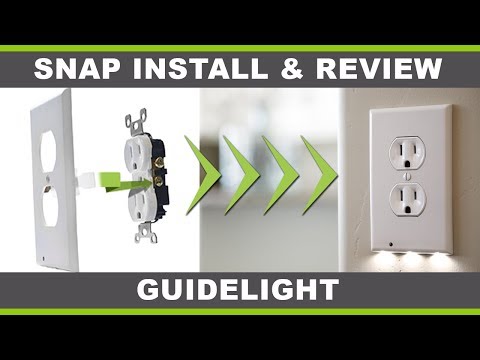 Snap Outlet Light Install, Review, and Unboxing - SnapPower Guidelight