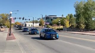 Lt. Dan Dundas procession through Casper