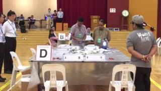 Counting agents at Bukit Batok Secondary School counting centre