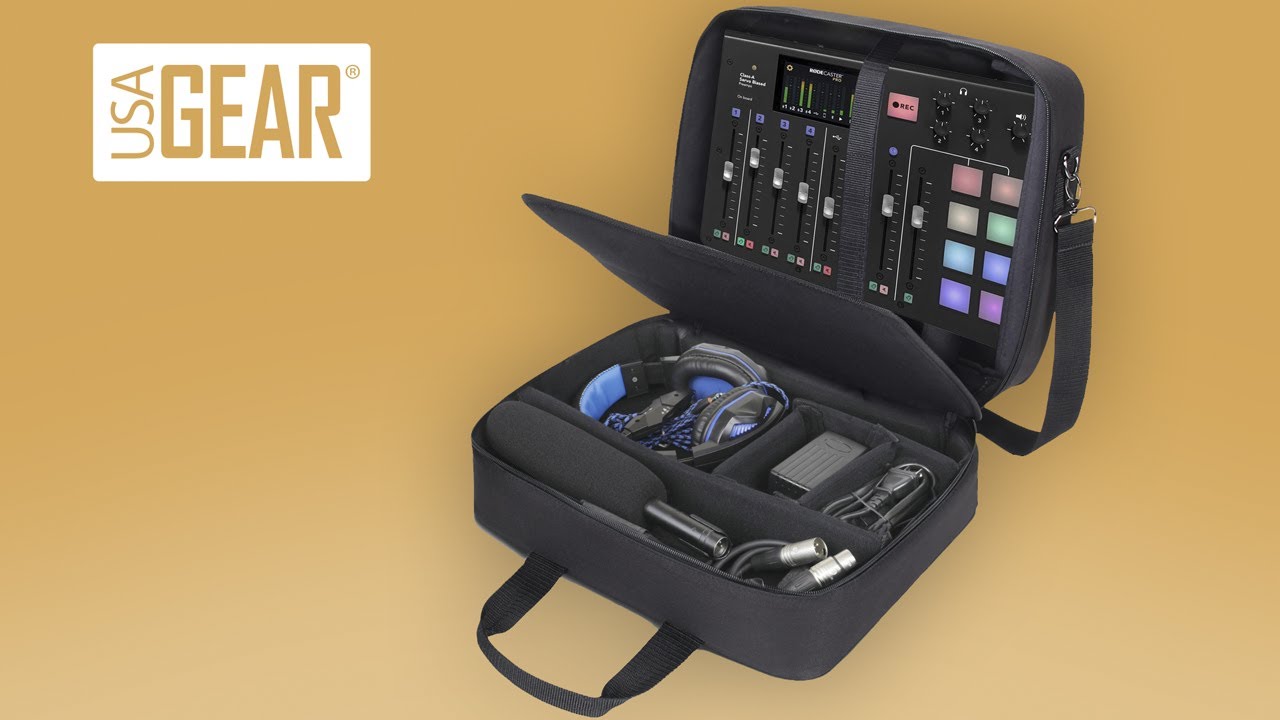 USA GEAR S13 RODECaster Pro Case | Features Video