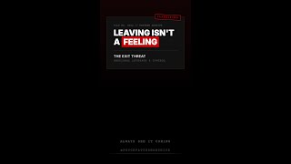 "I'm Done" Was Never About Leaving... [The Exit Threat]
