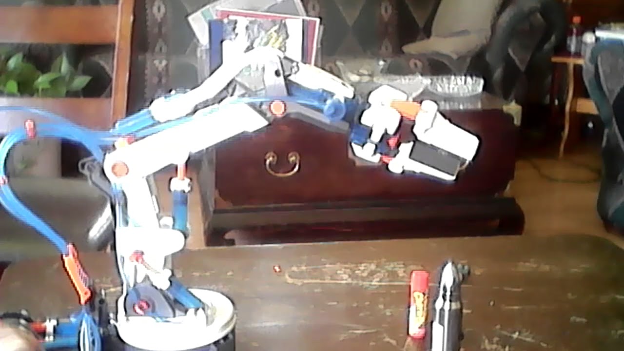 Hydraulic Arm In Action! YouTube