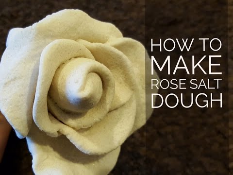 Video: How To Make A Rose From Salted Dough