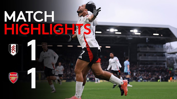 HIGHLIGHTS | Fulham 1-1 Arsenal | Raúl Beauty Earns Fulham Point Vs Arsenal 👌