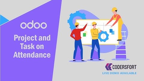 How to Select Project and Task on Attendance in odoo |  How mark attendance for a project in odoo.