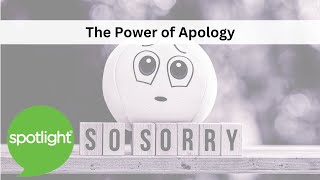 The Power of Apology | practice English with Spotlight