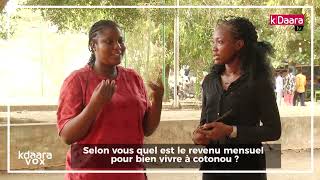 Quel est le revenu mensuel pour bien vivre à Cotonou ?