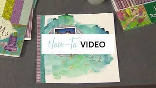 Scrapbook Soup featuring DCWV Violet Leaf Stack