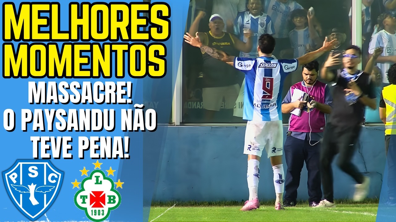 😱NINGUÉM SEGURA! Paysandu 5X1 Tuna Luso - Parazão 2026 - MELHORES MOMENTOS! PAYSANDU SC