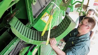 Combine Concave Hoist by Prairie Farm Report 13,724 views 4 years ago 4 minutes, 17 seconds