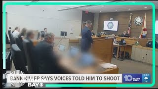 Bank killer said during sentencing hearing that voices told him to shoot